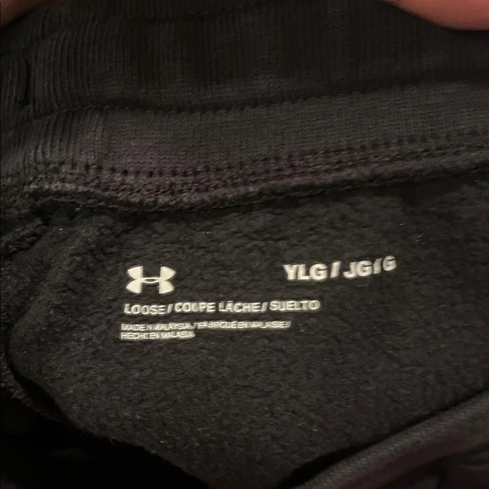 Under Armour Boys Black Sweatpants Size: L